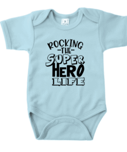 rocking the superhero life romper