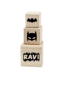 Houten geboortetoren Batman