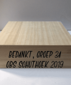 voorzijde kadobox meester juf