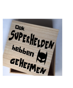 Alternative view of Giftbox ook superhelden hebben geheimen