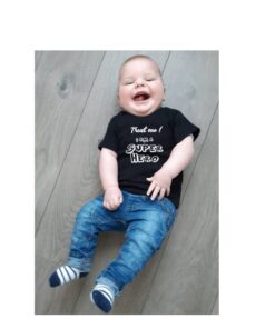 baby shirt trust me i am a superhero