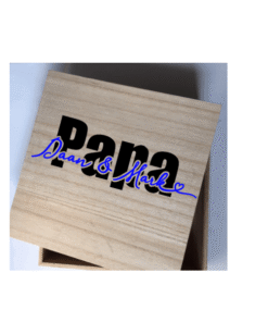 kadobox papa met namen kids