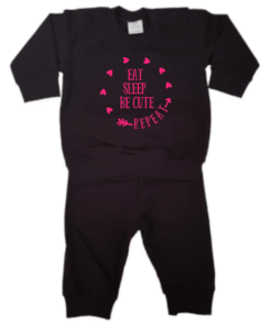 Alternative view of Pyjama eat sleep be cute repeat