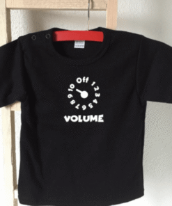 baby tshirt volumeknop