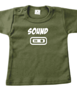 tshirt baby knop sound on