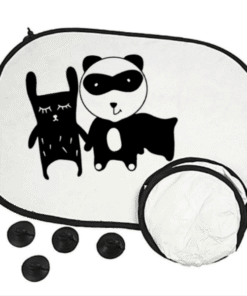 auto zonnescherm Superpanda en vriendje