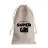 traktatiezakje supergirl linnen naturel