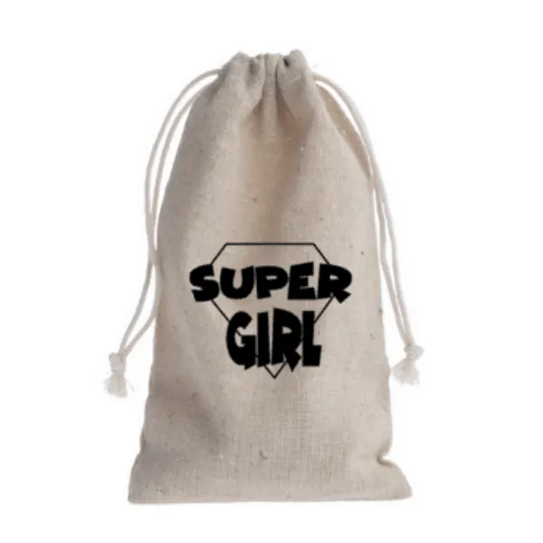 traktatiezakje supergirl linnen naturel