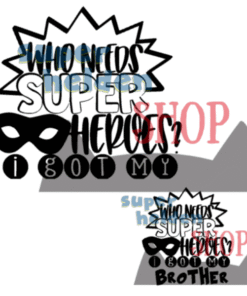 strijkapplicatie who needs superheroes