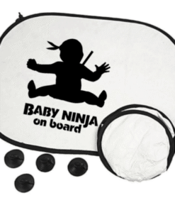 auto zonnescherm baby Ninja on board