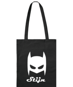 katoenen tas Batman met naam