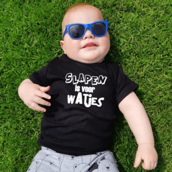 baby tshirt Slapen is voor watjes