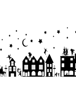 statische raamsticker sinterklaas