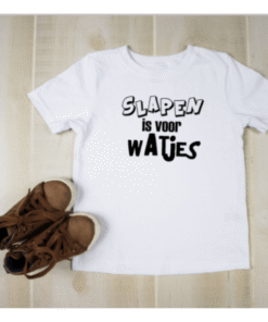 baby tshirt Slapen is voor watjes