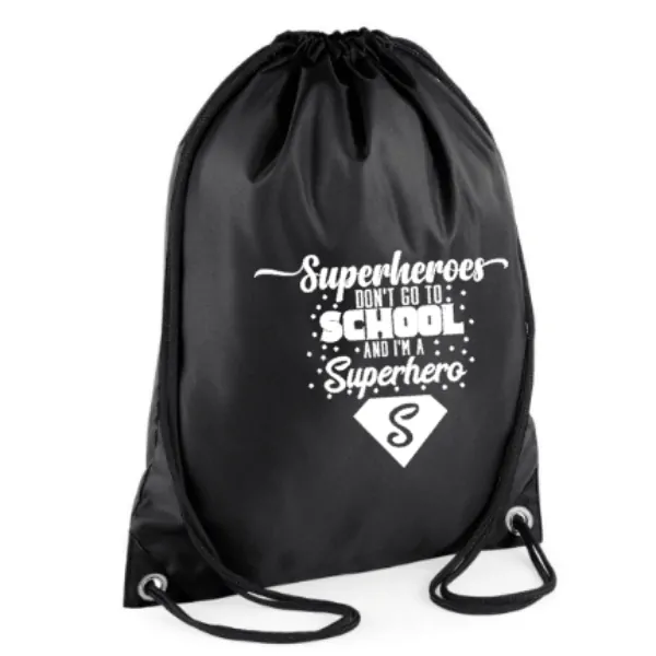 gymtas superheroes don't go to school
