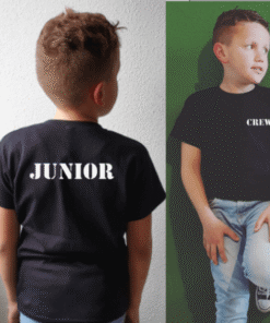 kids shirt crew met naam