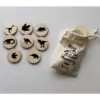 Houten Dino memory spel in zakje