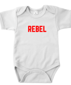 romper Rebel baby kraamkado