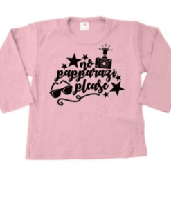 baby tshirt No papparazi please