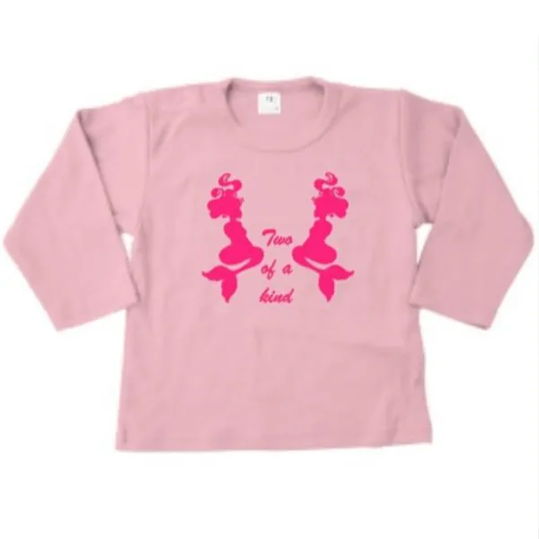Baby Tshirt Two of a kind zeemeermin