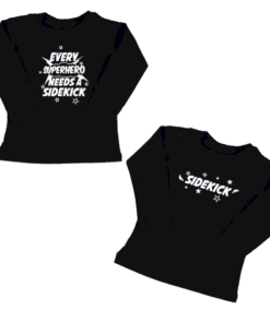 baby shirt set every superhero needs a sidekick