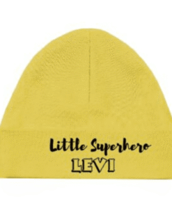 Babymuts Little Superhero met naam