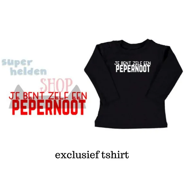 strijkapplicatie je bent zelf een pepernoot