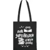 Katoenen tas Ook superhelden lezen graag