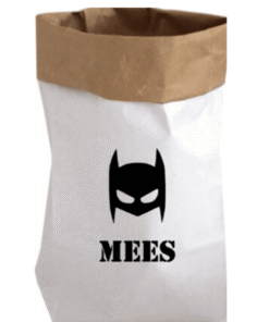 Alternative view of Paperbag Batman met naam