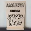 kaart dankjewel superheld
