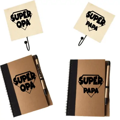 kapstok superopa notitieboekje superpapa