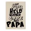 This card contains superpowers,houten kaart,superpowers