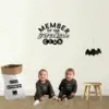 Muursticker Member of the superhero club