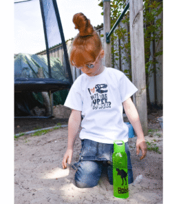 Alternative view of Kids shirt dino skelet i love dinosaurs