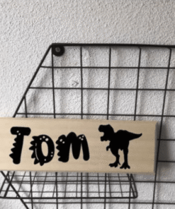 dino naam bordje