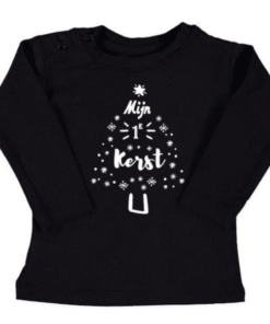 baby shirt mijn eerste kerst