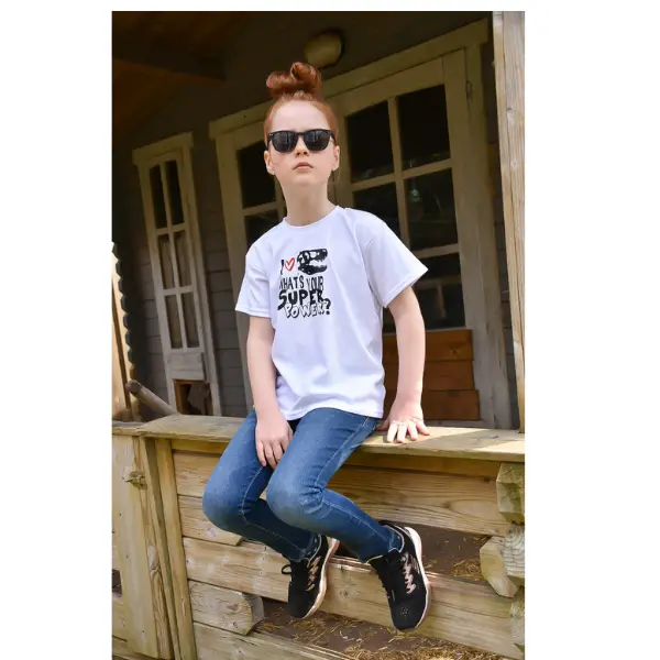 Kids shirt dino skelet i love dinosaurs - Afbeelding 3