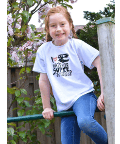 Kids shirt dino skelet i love dinosaurs