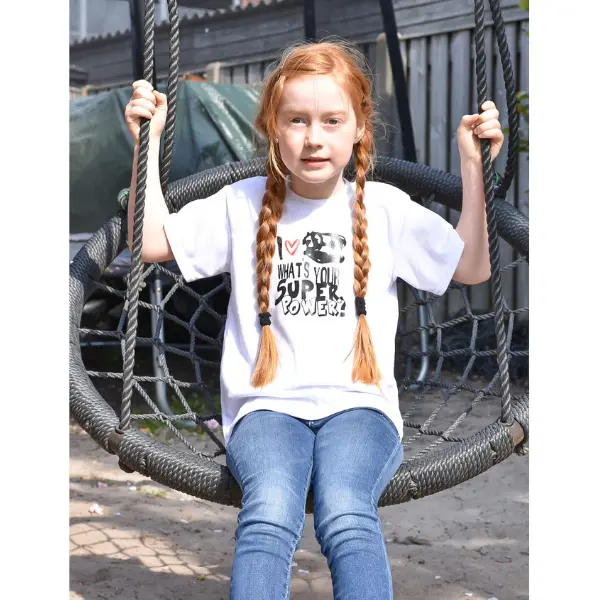Kids shirt dino skelet i love dinosaurs - Afbeelding 4