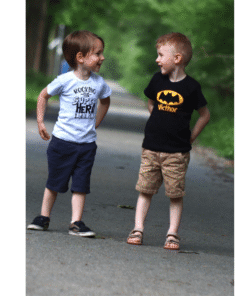 Kids shirt Rocking the superhero life
