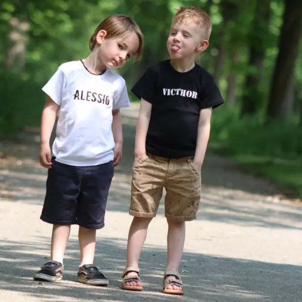 kinder tshirt met naam - Afbeelding 3