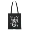 Katoenen tas juf supermama superoma ,superoma,supermama