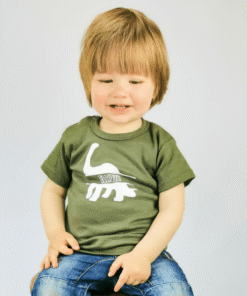 baby shirt dinosaurus met naam