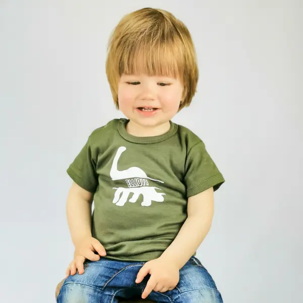 baby shirt dinosaurus met naam