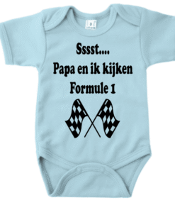 Romper Ssst papa en ik kijken Formule 1