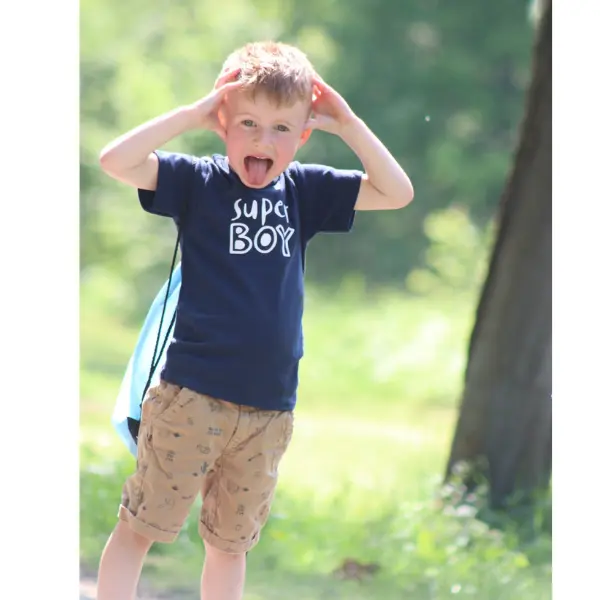 Kids shirt superkid superboy - Afbeelding 6