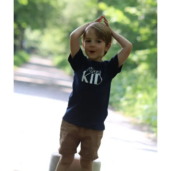 Kids shirt superkid superboy
