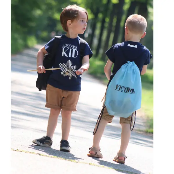 Kids shirt superkid superboy - Afbeelding 2