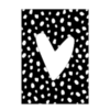 wenskaart hart dots